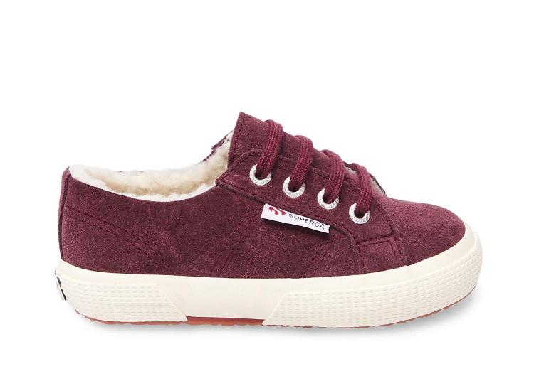 Superga 2750 Suebinj Bordeaux - Kids Superga Shoes